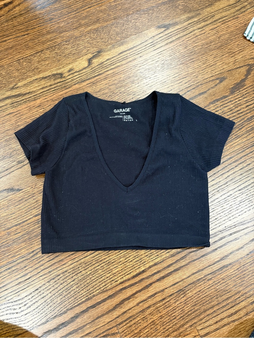 Black seamless top